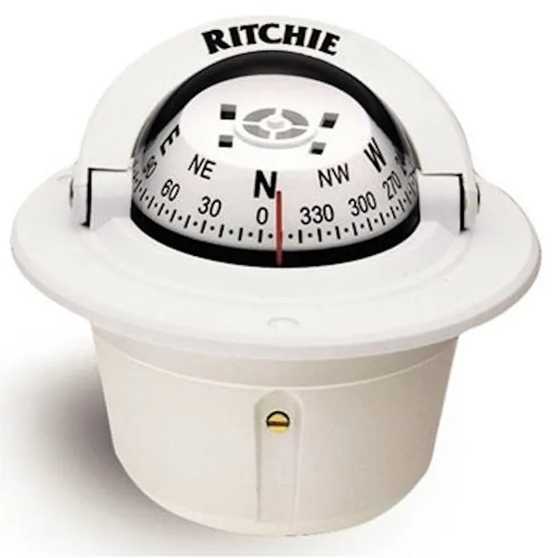 Vente Directe Compas de Navigation Ritchie Explorer F50 encastré Blanc