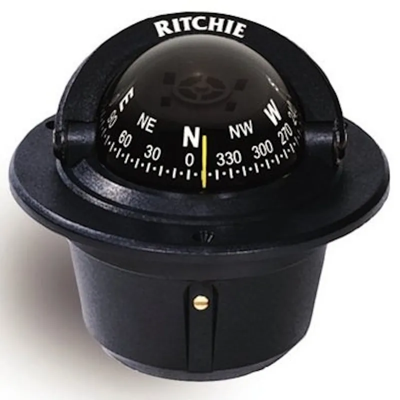 Prix Choc Compas de Navigation Ritchie Explorer F50 encastré Noir