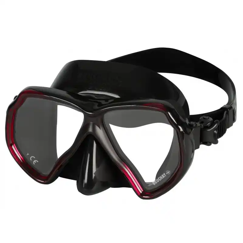 Authentique Masque de plongée Beuchat X-Contact 2 Evo Rouge/Noir