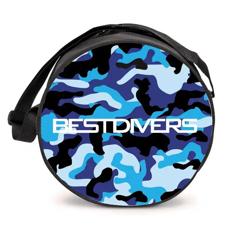 Sacoche de détendeur Best Divers Bleu Camo Meilleur Choix