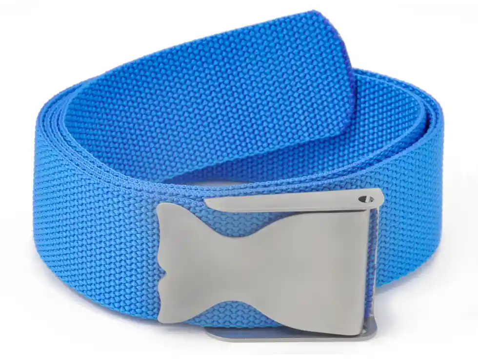 Ceinture de plongée Best Divers Nylon Bleu boucle Inox Baleine Jusqu'à Épuisement Des Stocks