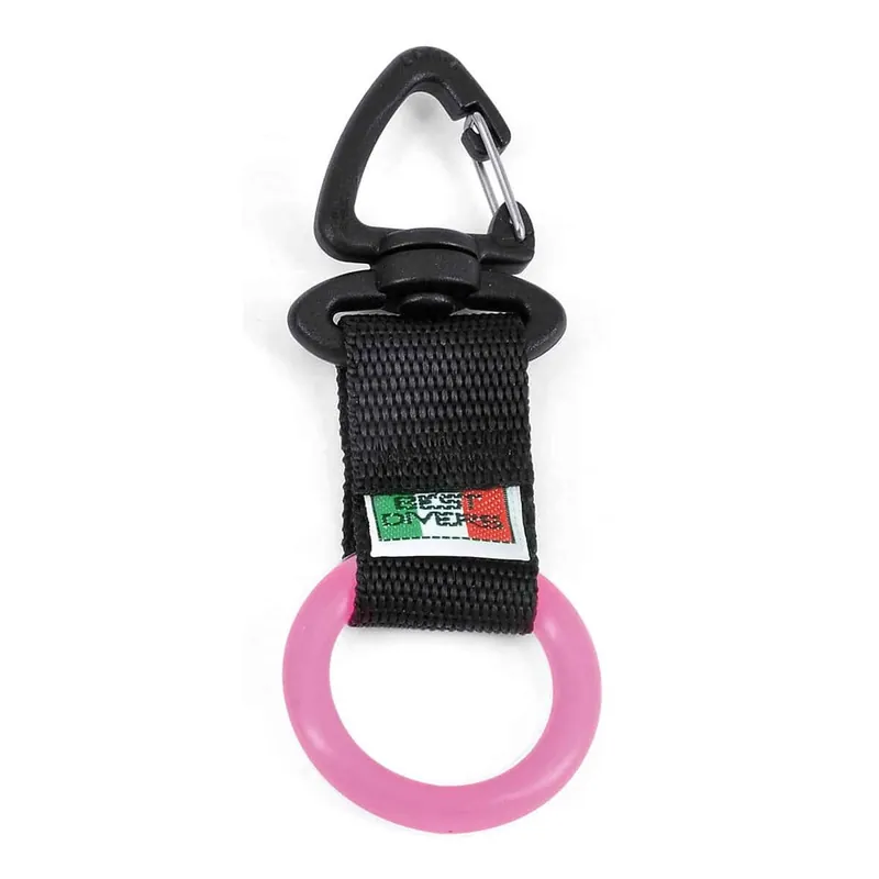 Nouvelle Collection Boucle anneau Best Divers sangle noire à clip Rose