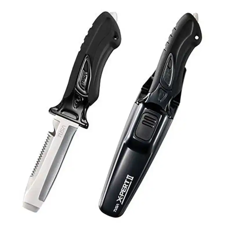 Couteau de plongée Tusa X-Pert II Noir Prix Cassé