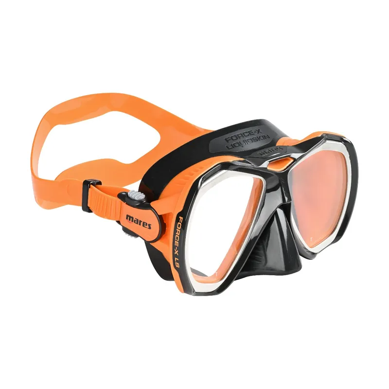 Masque de plongée Mares Force-X LS Orange Usine Directe
