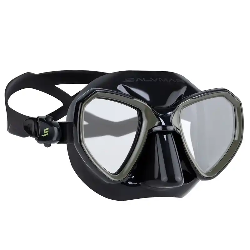 Commande En Gros Masque de chasse sous marine Salvimar Morpheus Anti-buée Noir/Olive
