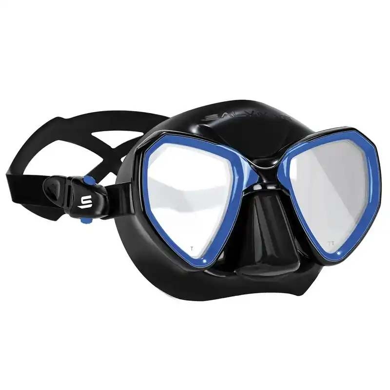 Bon Plan Masque de chasse sous marine Salvimar Morpheus Anti-buée Noir/Bleu