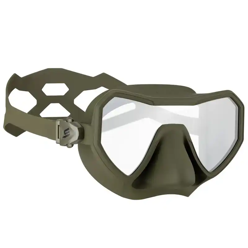 Masque chasse sous marine Salvimar Néo Anti-buée - Olive Prix Bas