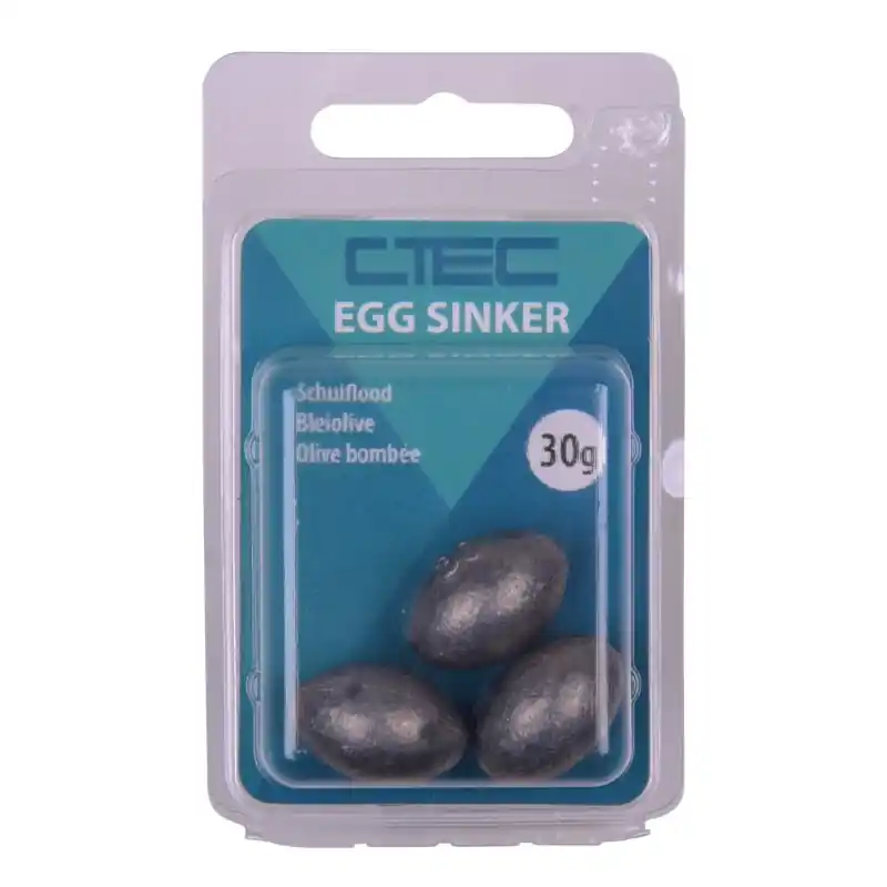 Populaire EGG SINKER 15G C-TEC COARSE