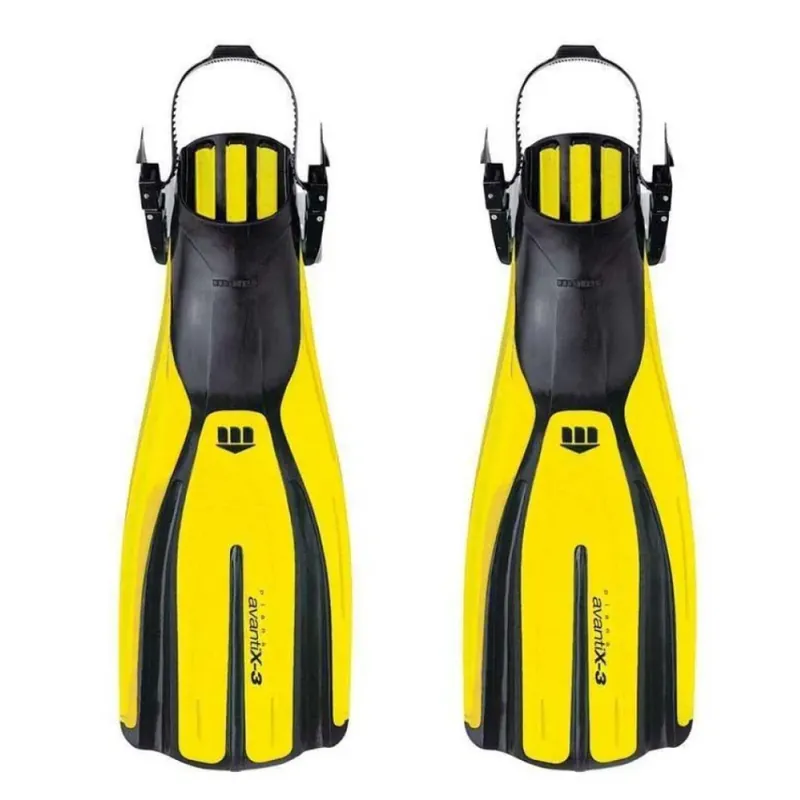 Pas Cher Palmes Réglables Mares Plana Avanti X3 Jaune