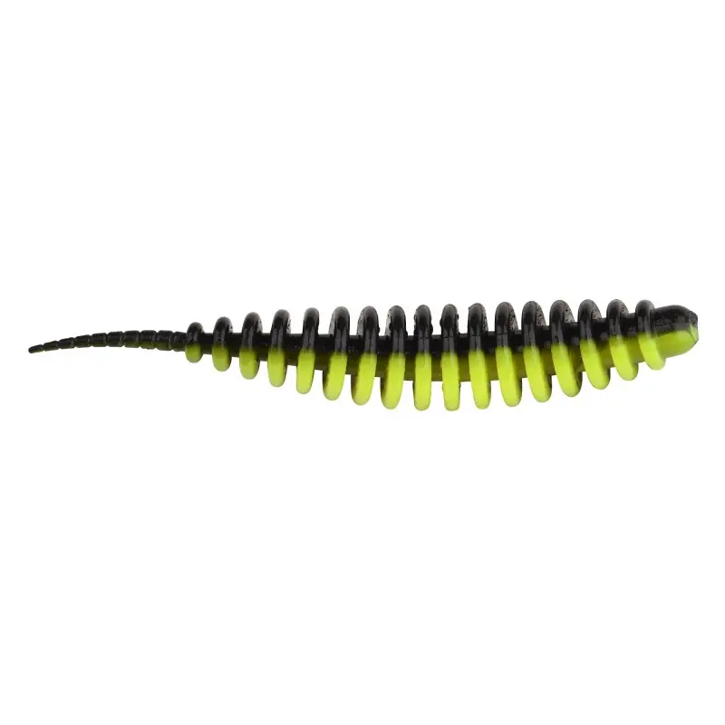 Seulement Aujourd&rsquo;hui MASTER WORM 65MM 8PCS BLACK LIME TROUT MASTER