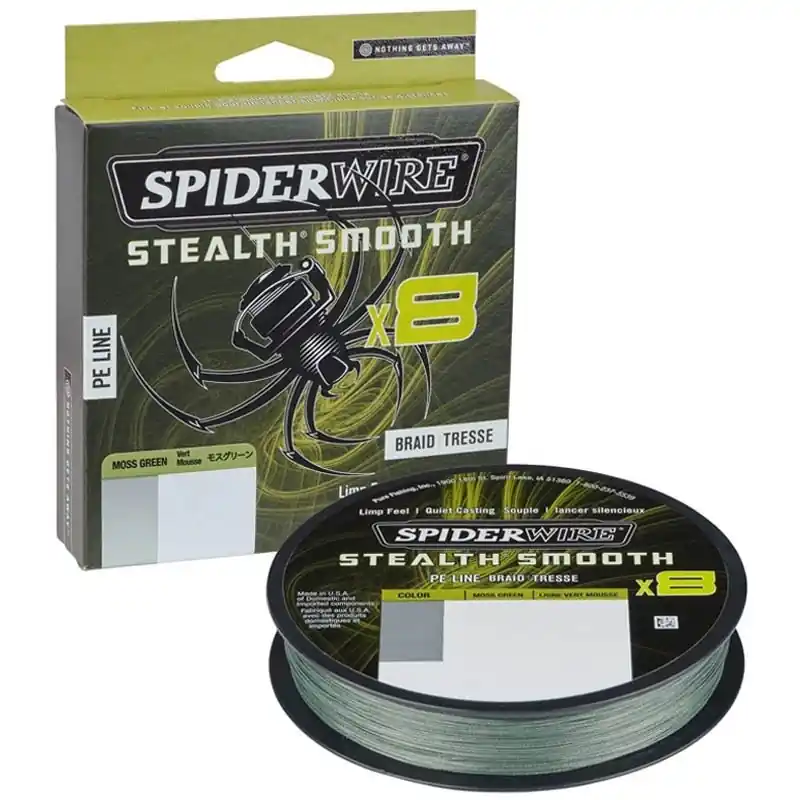 Offre Du Jour Tresse Spiderwire Stealth Smooth X8 Moss Green 300m