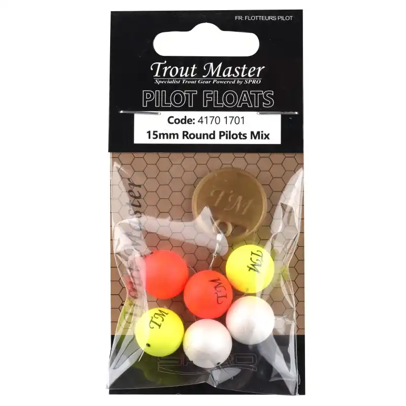 ROUND PILOTS MIX 15MM TROUT MASTER Commander Maintenant