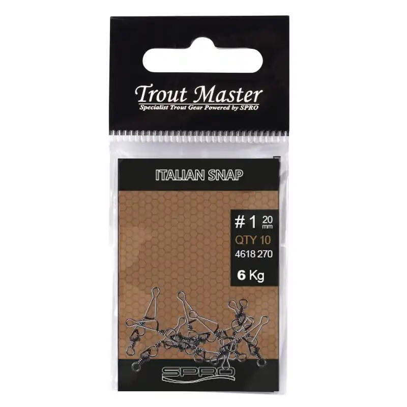 ITALIAN SNAP _3 TROUT MASTER Meilleure Vente