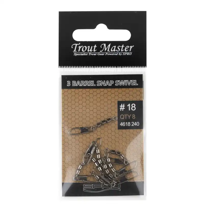 Acheter Direct 3 BARREL SNAP SWIVEL _18 TROUT MASTER