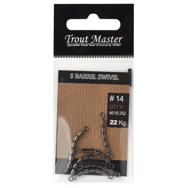 Commander Maintenant 5 BARREL SWIVEL _16 TROUT MASTER