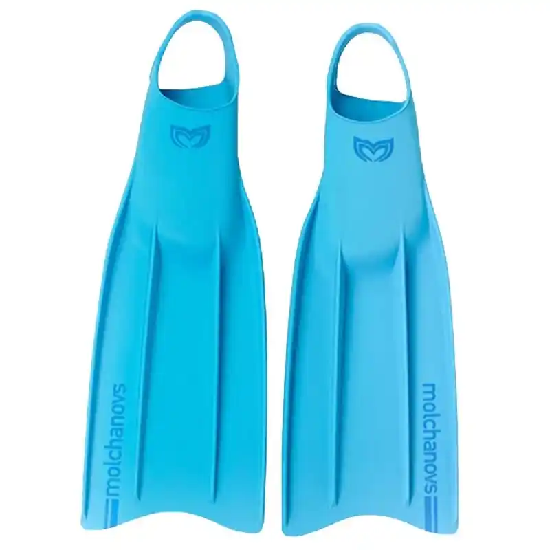 Palme apnée Molchanovs Core Silicone Bifins Bleu Super Prix