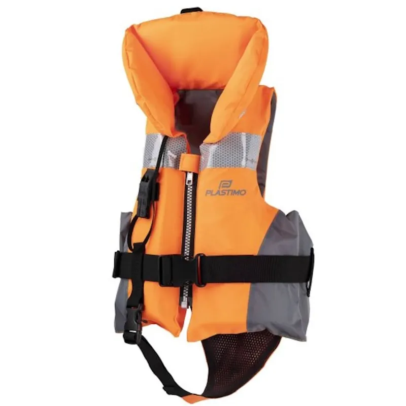 Vente Flash Gilet de sauvetage Plastimo Kid‘O 100N 30 à 40 Kg Orange