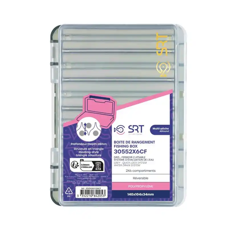Vente Flash BOITE SRT 3055 2X6 compartiments SRT