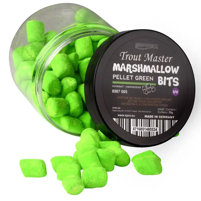MARSHMALLOWS TROUT MASTER PELLET VERT Affaire À Saisir