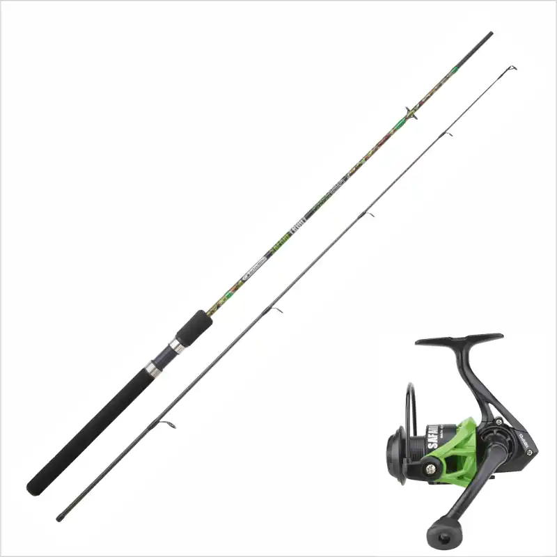 ENSEMBLE SAFARI TROUT SPIN 2M10 + SAFARI SPIN 101FD GARBOLINO Meilleur Choix