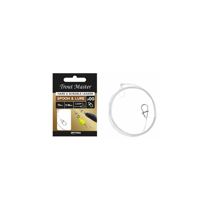 Expédié Aujourd&rsquo;hui SPOON LURE 70CM 0.18MM T-0 TROUT MASTER