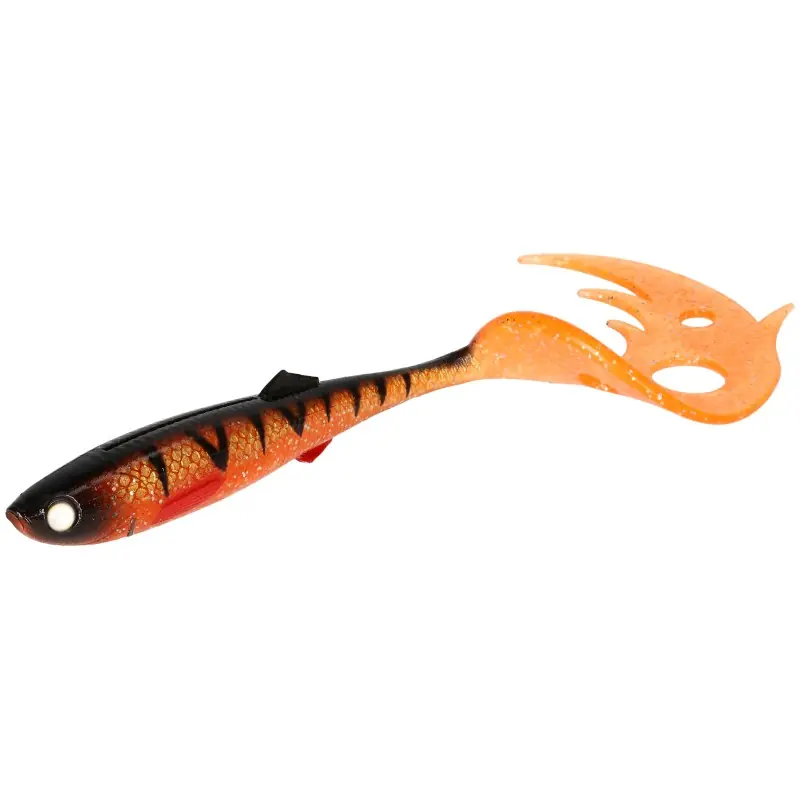 Bon Marché LEURRES SICARIO PIKE TAIL 14CM ORANGE PERCH 2PCS MIKADO