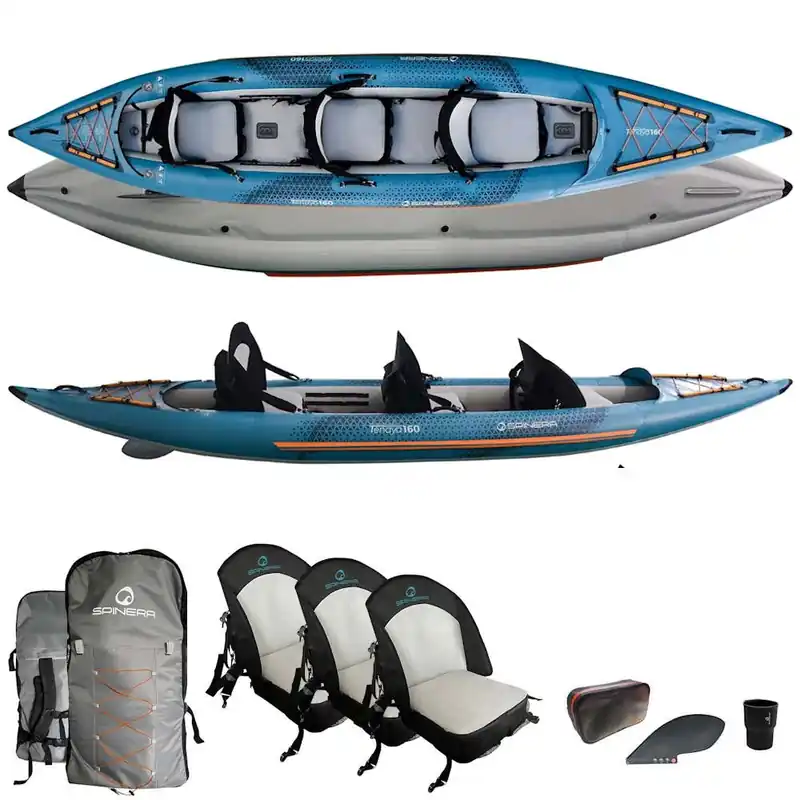 Kayak gonflable 3 places Spinera Tenaya 160 Solde