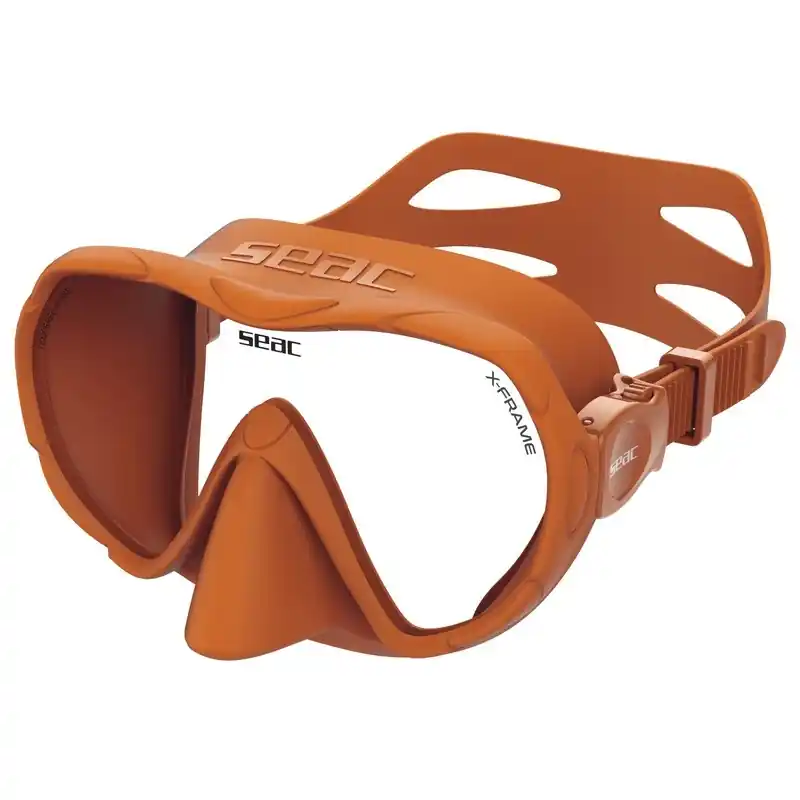 Masque de snorkeling Seac Sub X-Frame Orange Offre Limitée