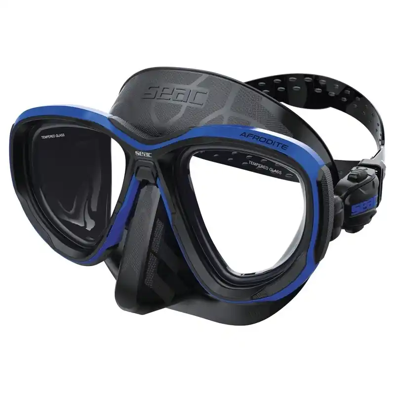 Masque de plongée Seac Sub Afrodite Noir/Bleu Dernier Modèle