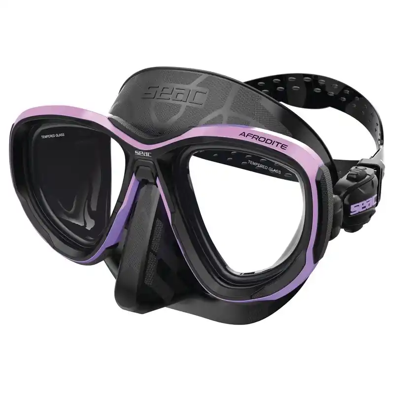 Masque de plongée Seac Sub Afrodite Noir/Lilla Acheter Direct