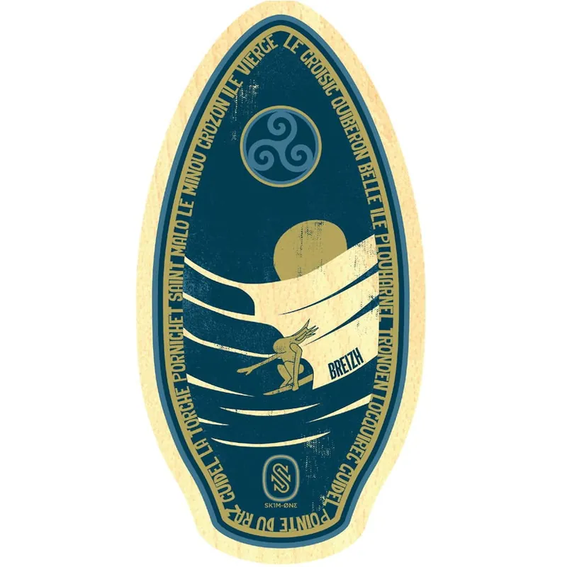 Skimboard bois Skim One Breizh 41 Petit Prix