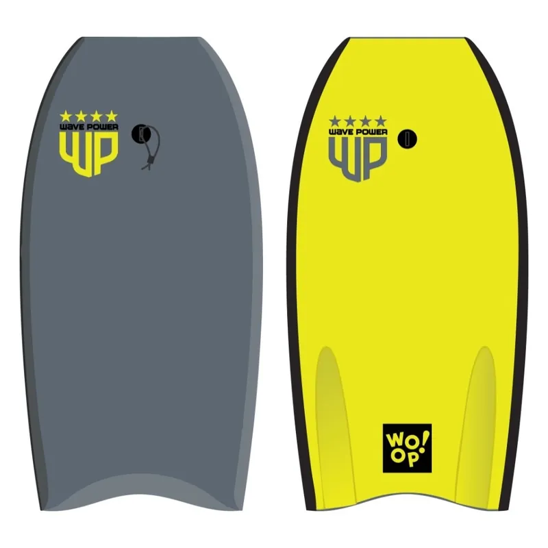 Bodyboard Wave Power Woop Charcoal/Lime 37 Authentique