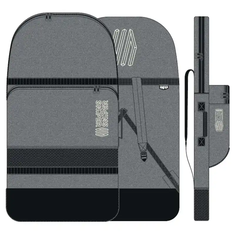 Housse Bodyboard Sniper Deluxe Grey/Black Vente Flash
