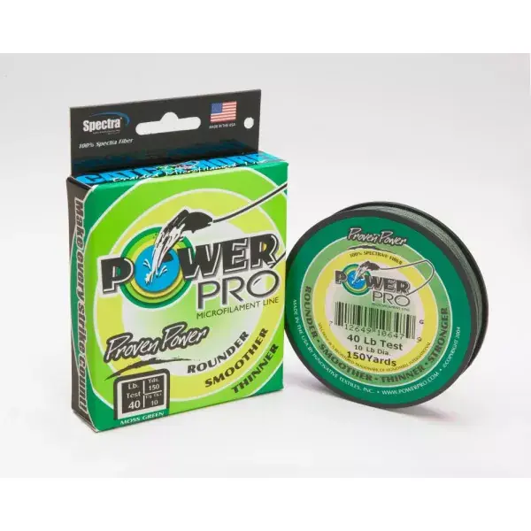 Vente Flash Power Pro Classic 135m, vert mousse - ligne de pêche tressée