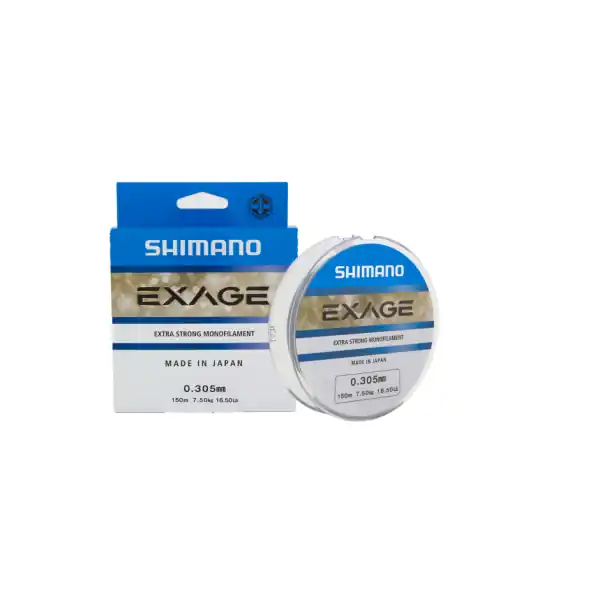 Marque Shimano Exage ligne, 300m, Gris Métalis, ligne de pêche monofilament