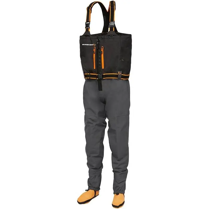 Waders Stocking Savage Gear Sg8 Chest Zip Wader Produit De Marque