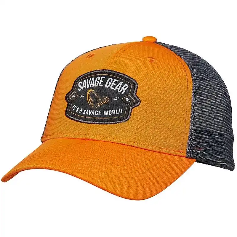 Casquette Savage Gear Badge Trucker Cap Orange Prix Promo