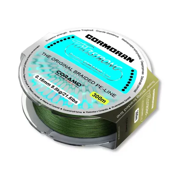 CORMORAN CORASTRONG BRAID, vert, Cordon Coramid® perforé Quantité Limitée