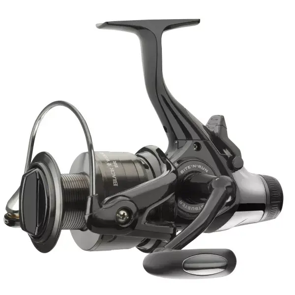 Marque DAIWA Black Widow BR A, à gauche et à droite, Moulinet de pêche à bobine libre, Frein Avant