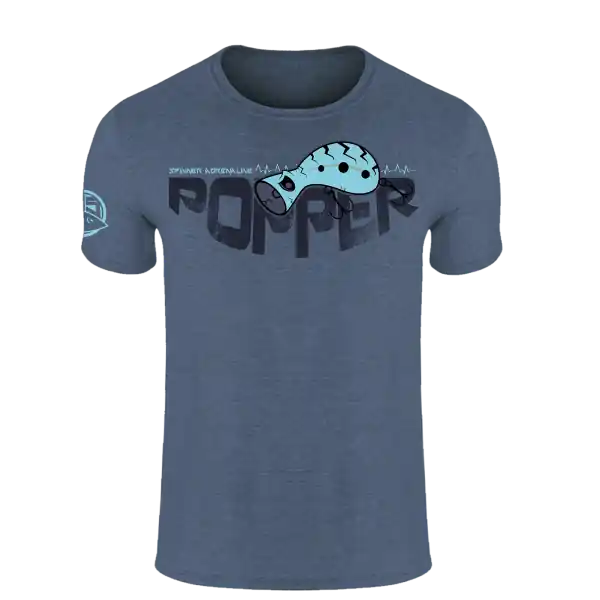 Bon Plan HOTSPOT DESIGN POPPER, bleu, T-Shirt