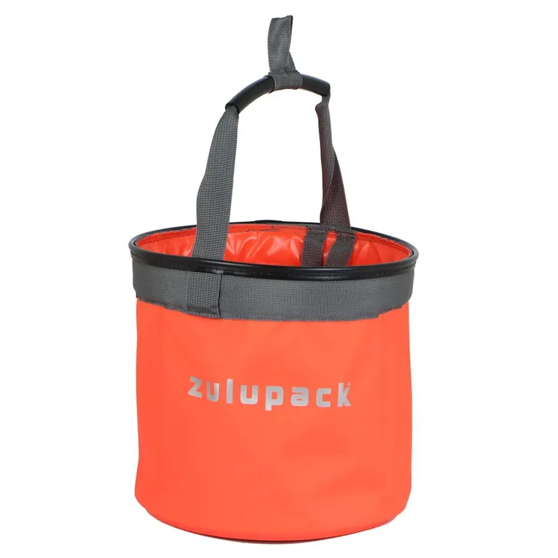 Seau souple Zulupack 15L Orange Pas Cher