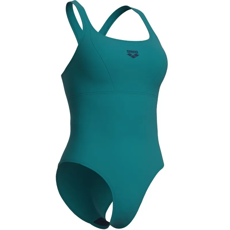 Super Prix Maillot de bain Arena Solid control pro back - Bleu Atoll