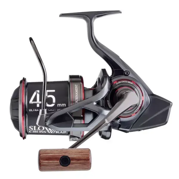 DAIWA Tournament Basia 45 SCW QD, à gauche et à droite, Moulinet de Pêche Big Pit, Frein Avant, 10121-050 Commander Vite
