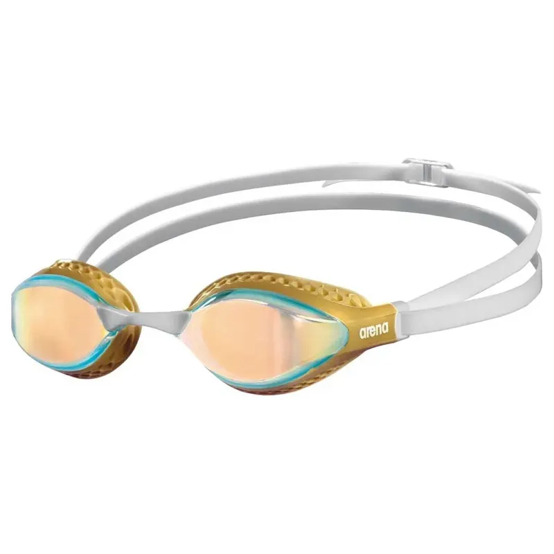 Lunettes de natation Arena Air-Speed Mirror – Yellow copper gold multi Commander Vite