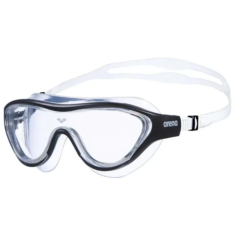 Masque de natation Arena The One - Clear black Transparent Dernier Modèle