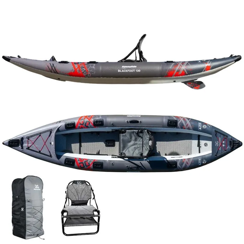 Kayak gonflable de pêche Aquaglide Blackfoot XF 130 Angler Commande En Gros