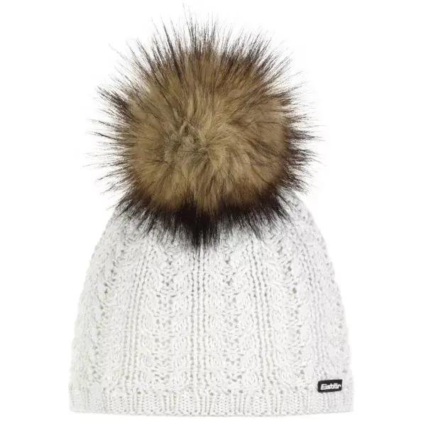 EISBÄR Kea Lux, Taille Unique, Bonnet d‘Hiver, Partiellement Doublé, avec Pompon Affaire À Saisir