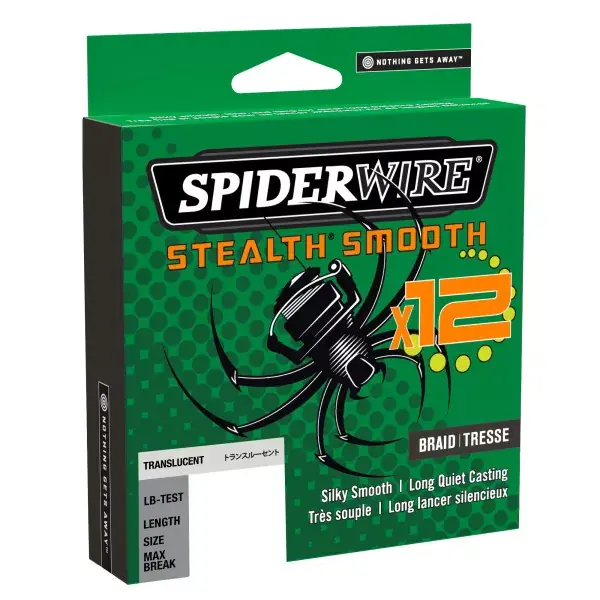 Acheter En Ligne SPIDERWIRE SpiderWire Stealth, 150m, transparent, fil de pêche tressé