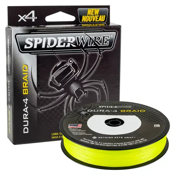 SPIDERWIRE Dura, 300m, jaune, fil de pêche tressé Marque