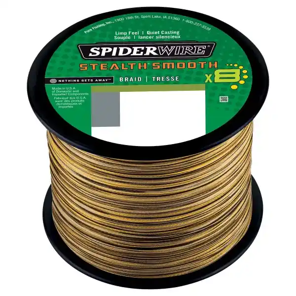 Livraison Express SPIDERWIRE Stealth, 2000m, camouflage, Ligne De Pêche Tressée